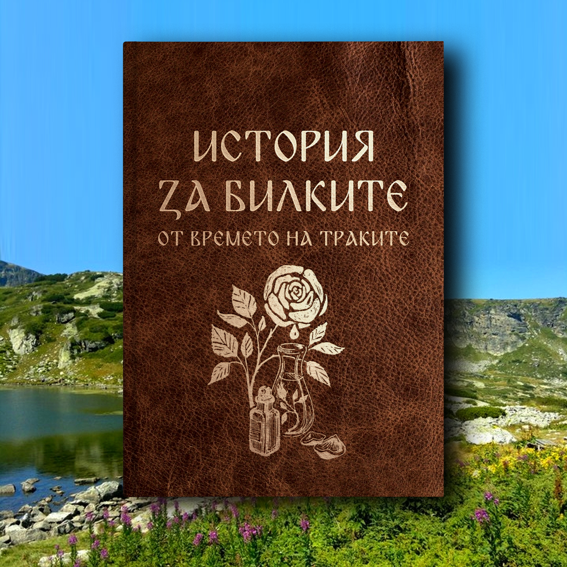 "История за билките от времето на траките", корица от Диляна Колева
